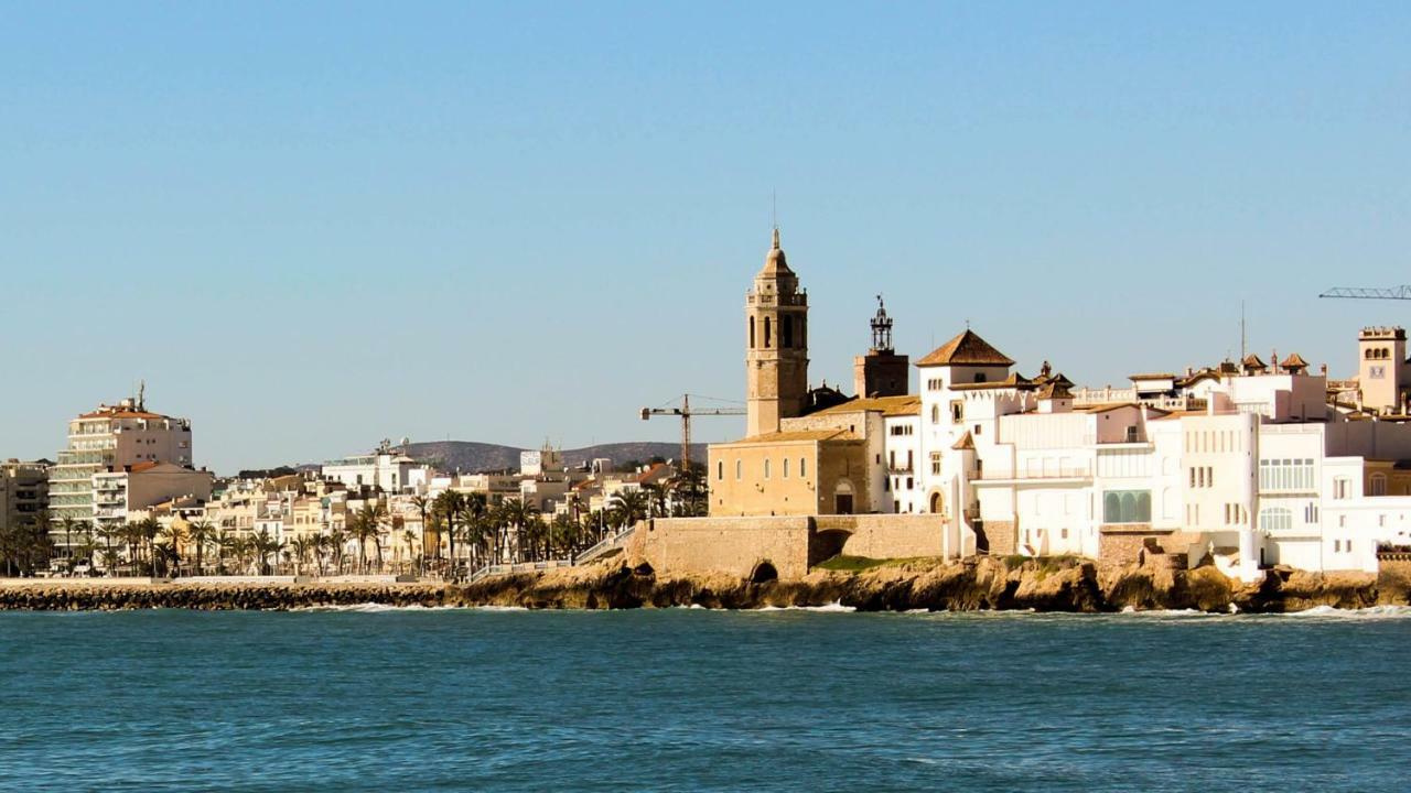 Sitges Ático 2 min a Playa San Sebastían Apartment Bagian luar foto